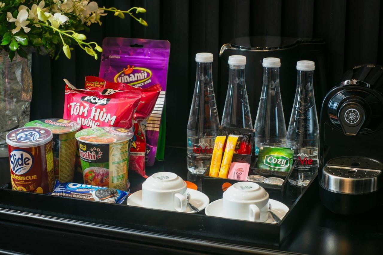 Grand Sunrise Palace Hoi An- A Luxury Indochine Hotel & Spa Exterior photo A typical hotel room amenity tray